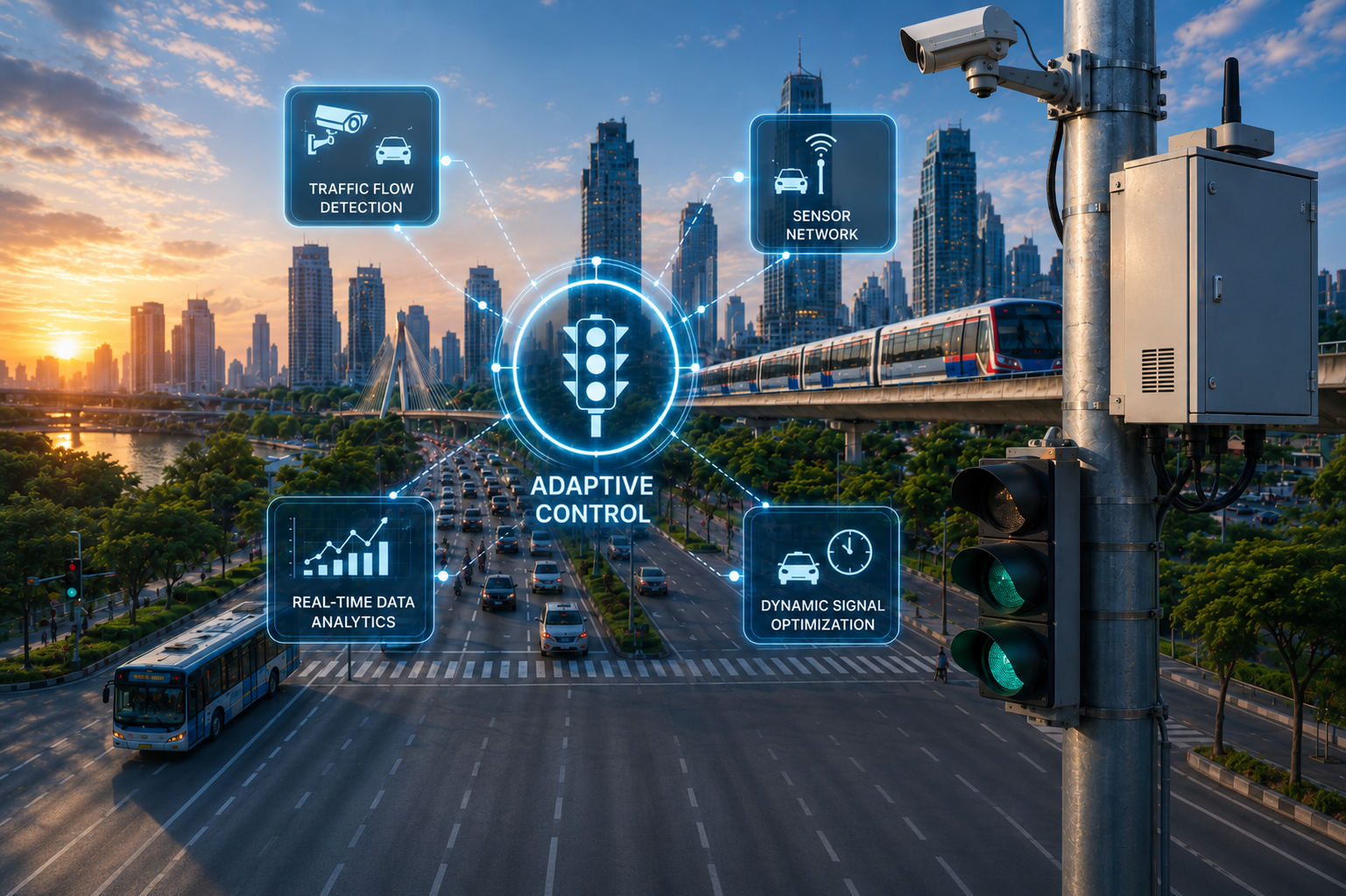 Bangkok Smart Mobility Illustration