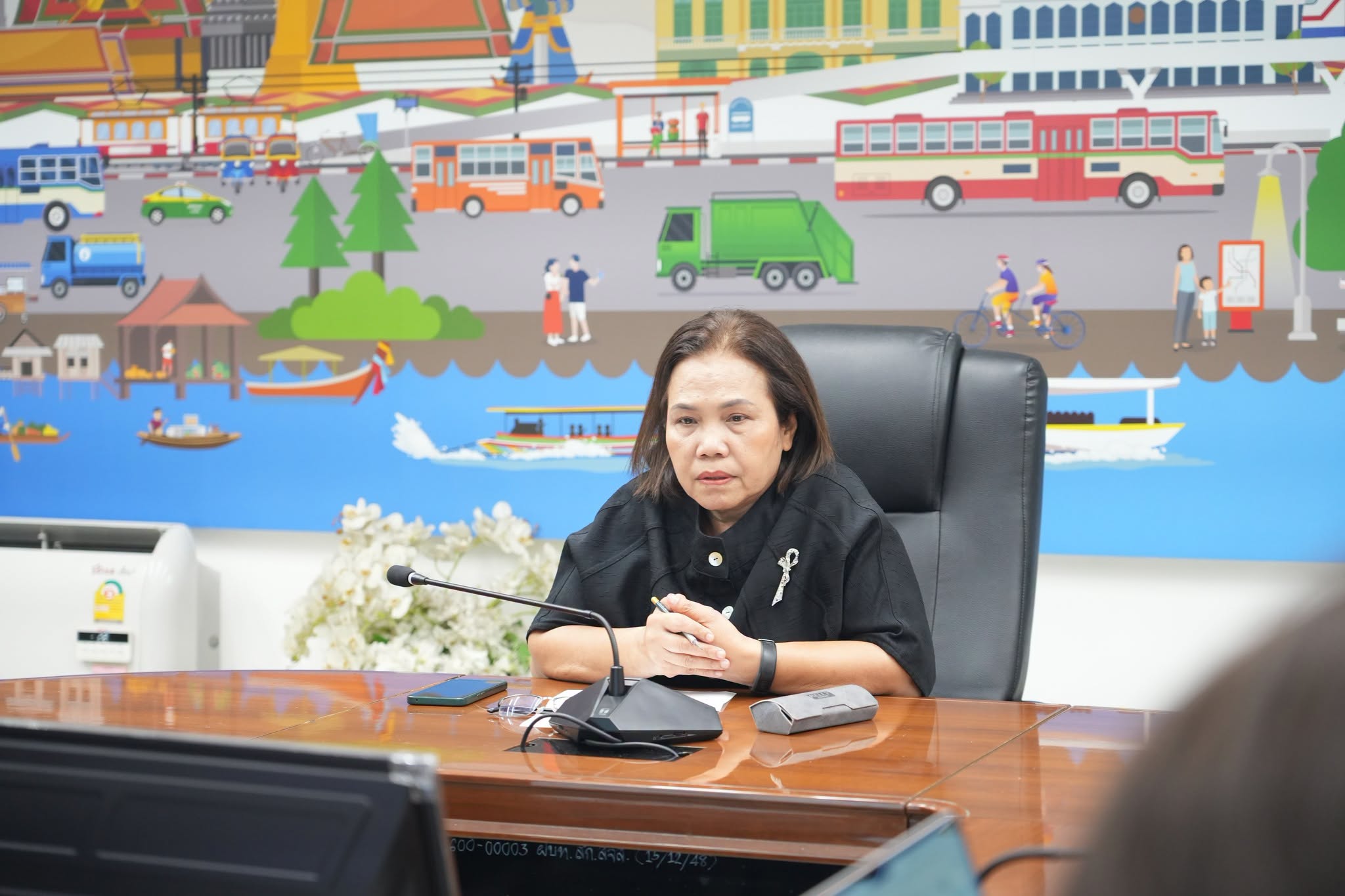 ภาพการประชุมถนนปลอดภัยในเขตโรงเรียน
