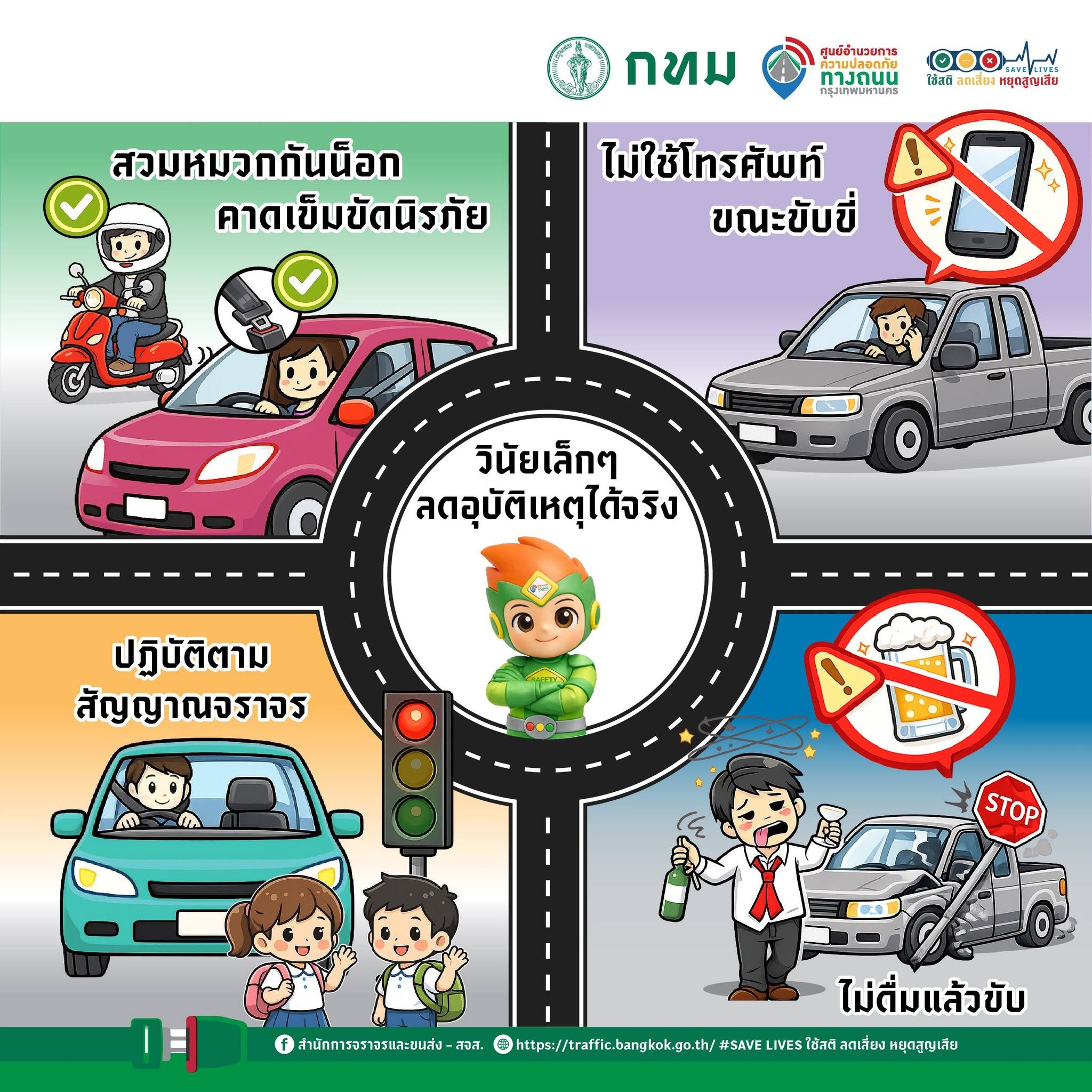 วินัยเล็กๆ ลดอุบัติเหตุได้จริง